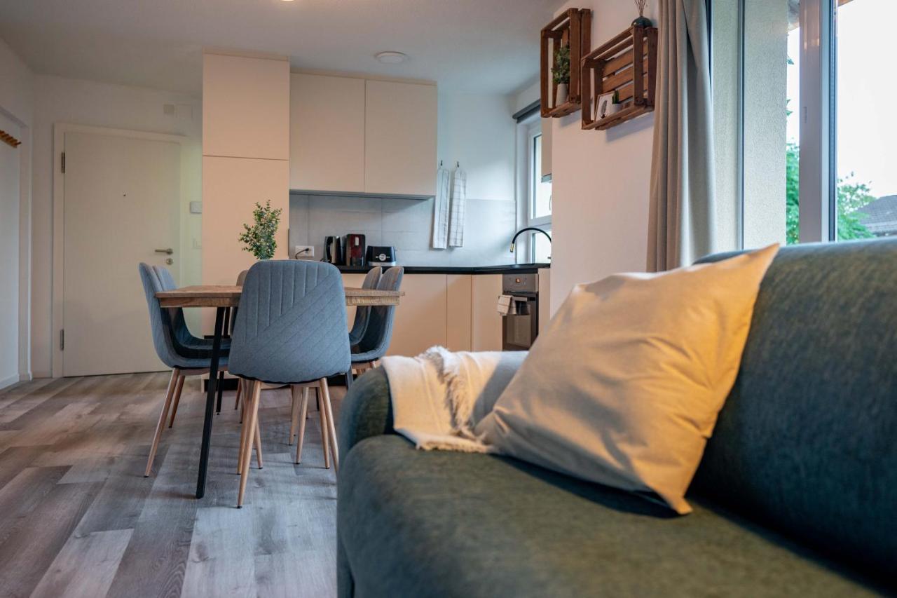 Moderne Wohnung Mit Parkplatz - Top Floor 오스터문디겐 외부 사진