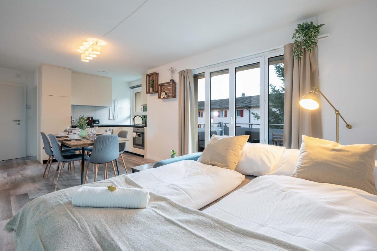 Moderne Wohnung Mit Parkplatz - Top Floor 오스터문디겐 외부 사진