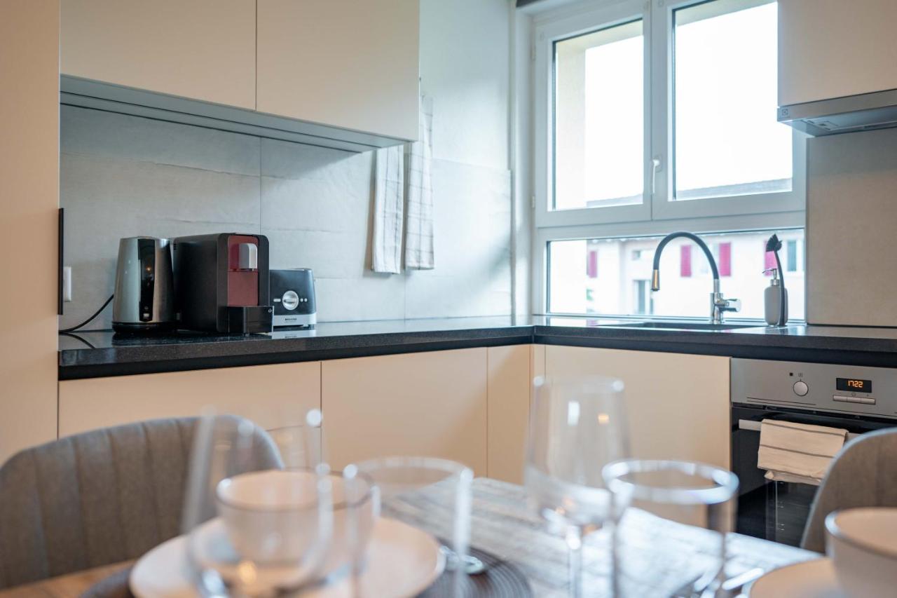 Moderne Wohnung Mit Parkplatz - Top Floor 오스터문디겐 외부 사진
